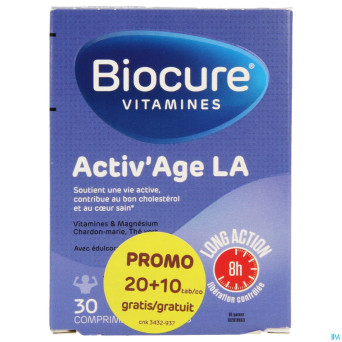 Biocure activ age la comp pell. 20+10 promopack
