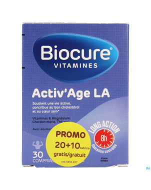 Biocure activ age la comp pell. 20+10 promopack
