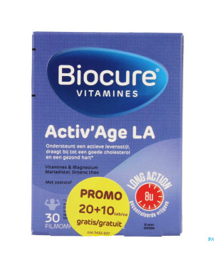 Biocure activ age la comp pell. 20+10 promopack