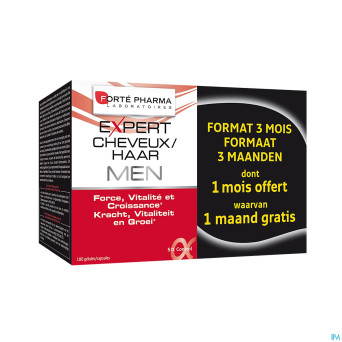 Expert cheveux men    caps 180 promo 2+1 gratuit