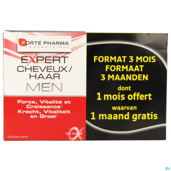 Expert cheveux men    caps 180 promo 2+1 gratuit