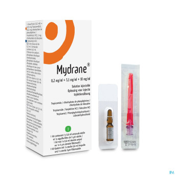 Mydrane sol inj intracamerulaire amp  1 x 0,6ml