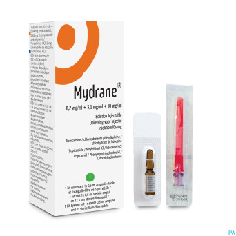 Mydrane sol inj intracamerulaire amp  1 x 0,6ml