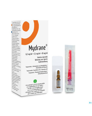Mydrane sol inj intracamerulaire amp  1 x 0,6ml