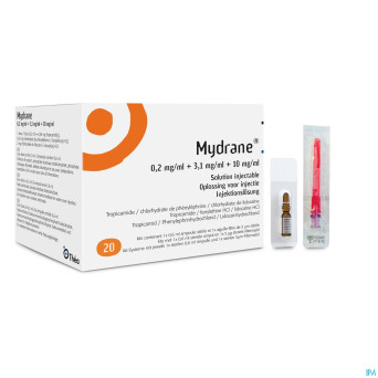 Mydrane sol inj intracamerulaire amp 20 x 0,6ml