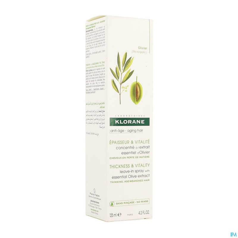 Klorane capil. spray olivier fl pompe   125ml