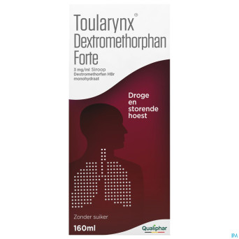 Toularynx dextromethorphan forte 3mg/ml sir. 160ml
