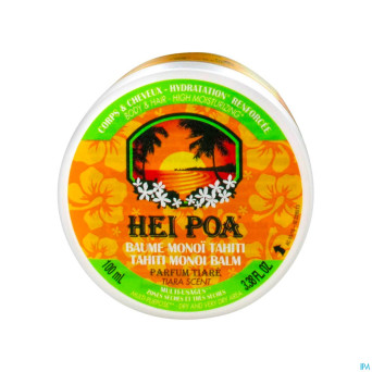 Hei poa baume monoi tiare    pot 100g