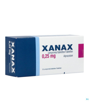 Xanax 0,25mg pi pharma comp 50 pip