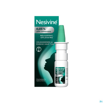 Nesivine 0,05% sine conserv spray nasal    10ml