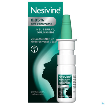 Nesivine 0,05% sine conserv spray nasal    10ml
