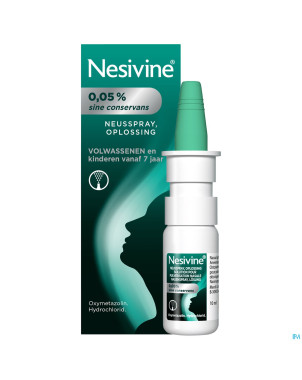 Nesivine 0,05% sine conserv spray nasal    10ml