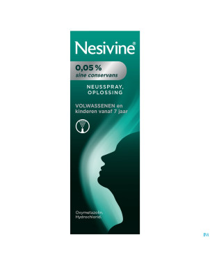 Nesivine 0,05% sine conserv spray nasal    10ml