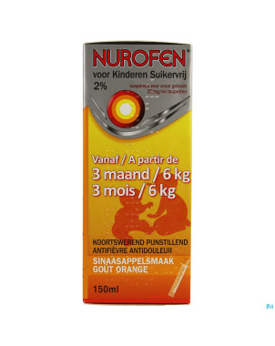 Nurofen enfant impexeco 2% sir ss orange 150ml pip