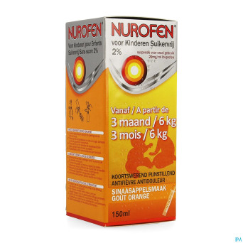 Nurofen enfant impexeco 2% sir ss orange 150ml pip