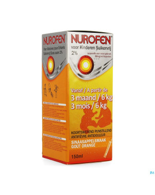 Nurofen enfant impexeco 2% sir ss orange 150ml pip