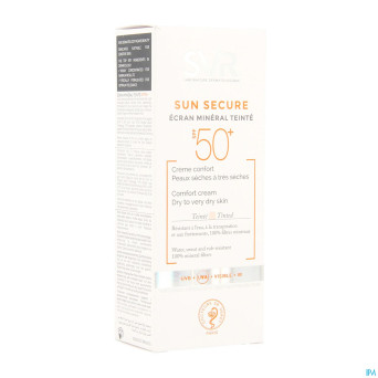 Sun secure minerale peau seche ip50    50ml