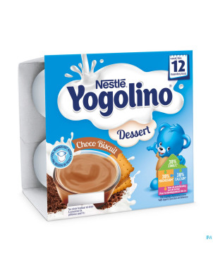 Nestle baby dessert choco biscuit    pot 4x100g