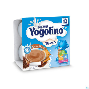 Nestle baby dessert choco biscuit    pot 4x100g