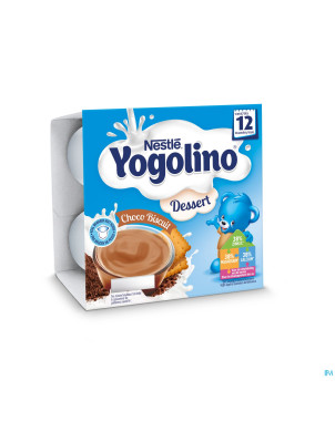 Nestle baby dessert choco biscuit    pot 4x100g