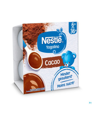 Nestle baby dessert chocolat    pot 4x100g