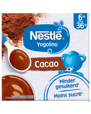 Nestle baby dessert chocolat    pot 4x100g