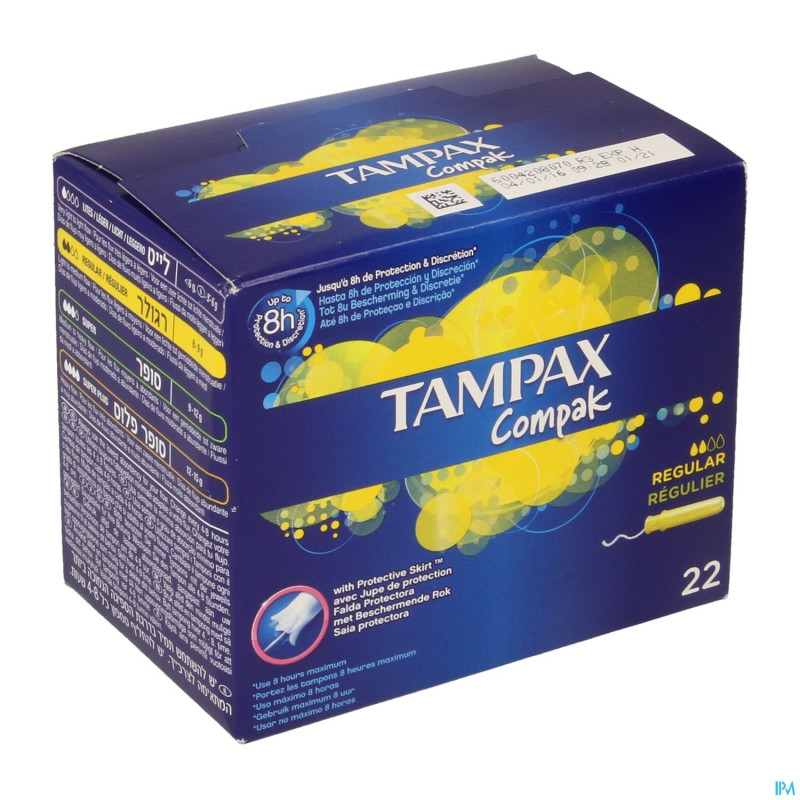 Tampax compak regular 22