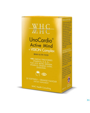 Unocardio cactive mind+vision complex softcaps  30