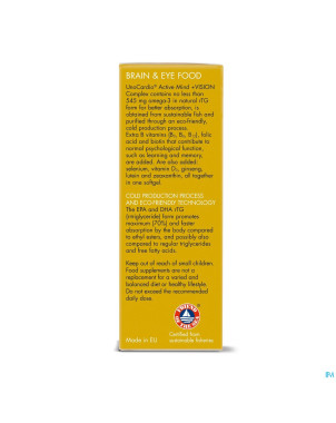 Unocardio cactive mind+vision complex softcaps  30