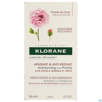 Klorane capil. sh pivoine    200ml
