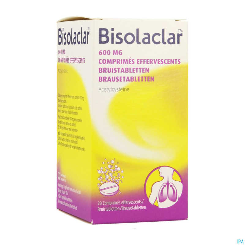 Bisolaclar 600mg blister comp efferv. 20