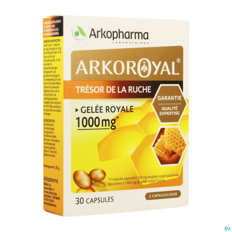 Arkoroyal gelee royale blister caps 2 x 15
