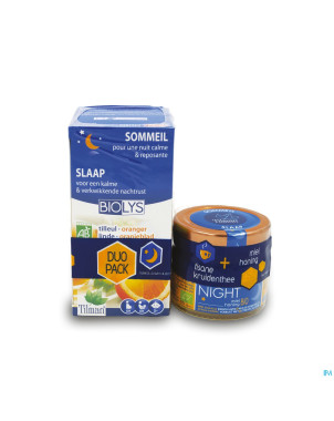Biolys miel good night promo 2016 miel + tisane