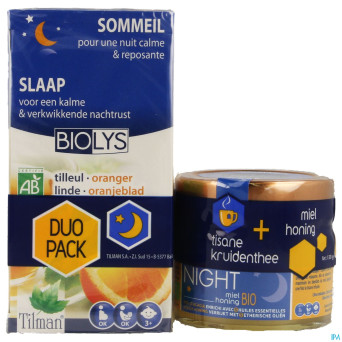 Biolys miel good night promo 2016 miel + tisane