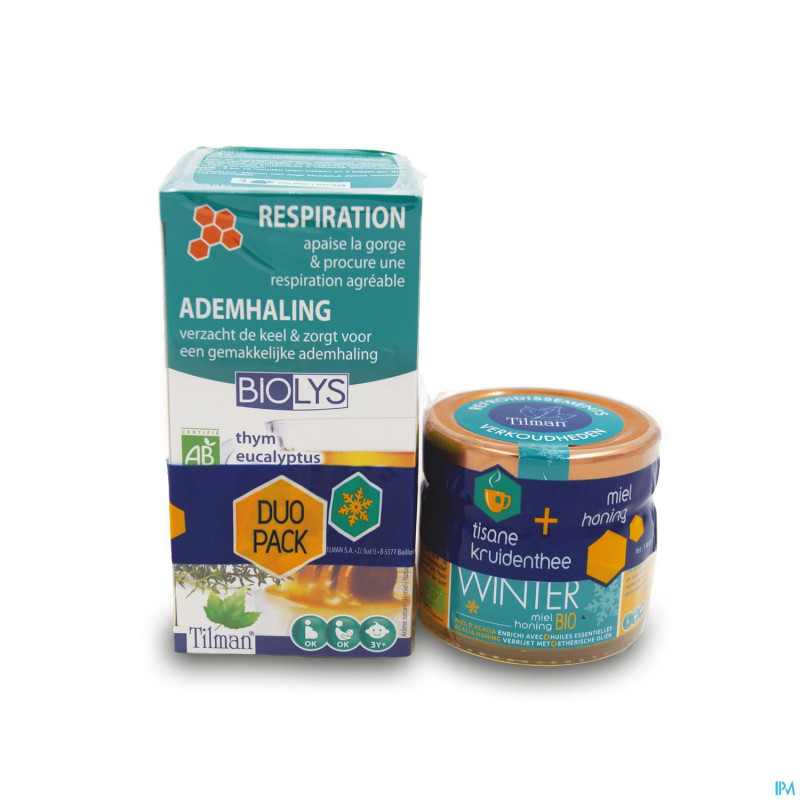 Biolys miel winter promo 2016 miel + tisane