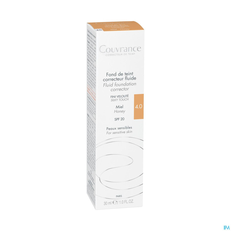 Avene couvrance fdt correct. fluide 4 miel    30ml