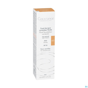 Avene couvrance fdt correct. fluide 4 miel    30ml