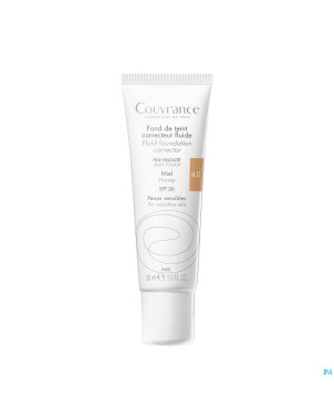 Avene couvrance fdt correct. fluide 4 miel    30ml