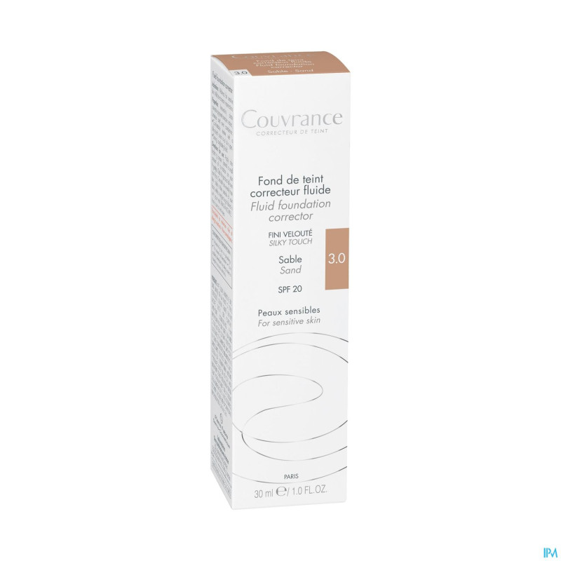 Avene couvrance fdt correct. fluide 3 sable   30ml
