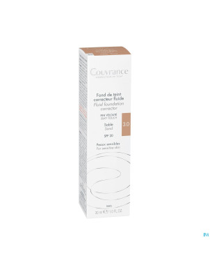 Avene couvrance fdt correct. fluide 3 sable   30ml