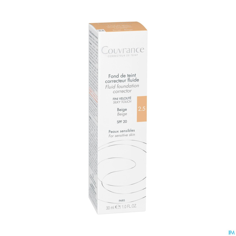 Avene couvrance fdt correct. fluide 2,5 beige 30ml