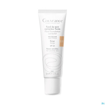 Avene couvrance fdt correct. fluide 2,5 beige 30ml