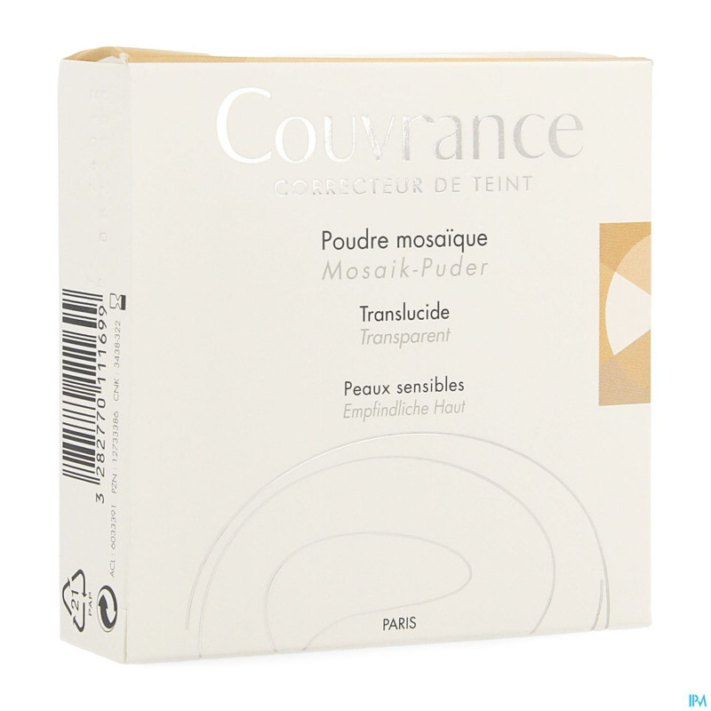 Avene couvrance poudre mosaique translucide    10g