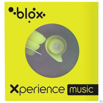 Blox xperience music bouch.or. jaune fluo  1 paire