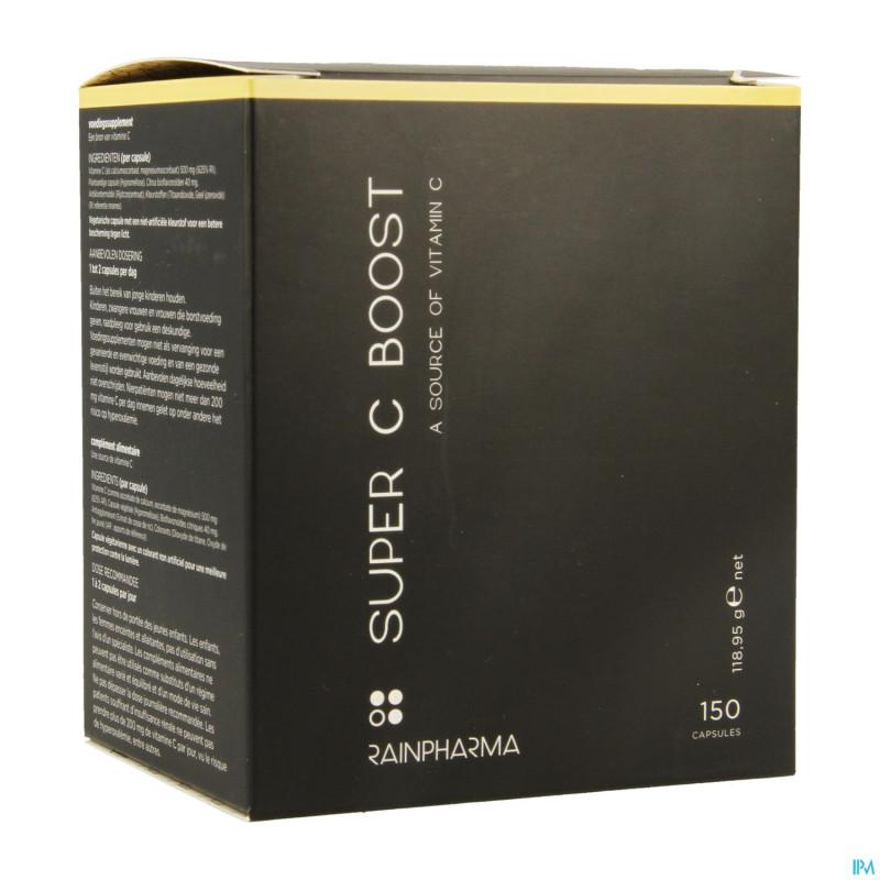 Rainpharma super c boost nf    caps 150