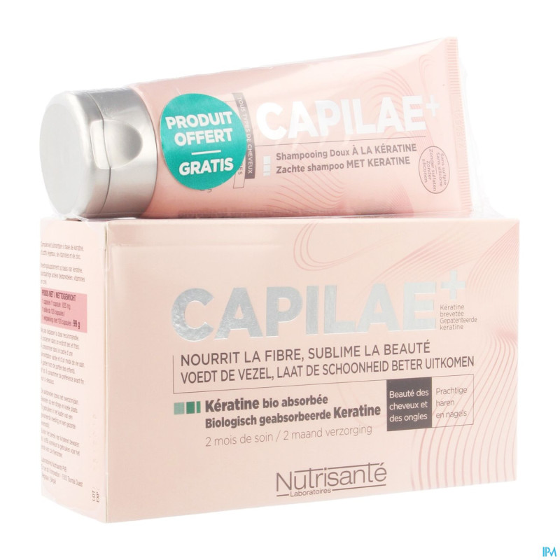 Capilae 2m caps 120 + sh keratine 100ml promo