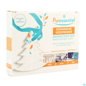Puressentiel diffuseur ceramique galet sapin