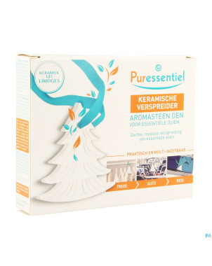 Puressentiel diffuseur ceramique galet sapin