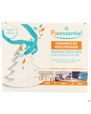 Puressentiel diffuseur ceramique galet sapin