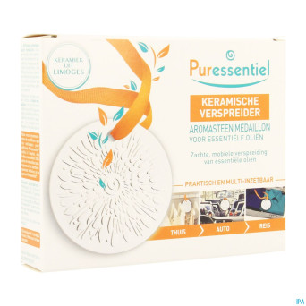 Puressentiel diffuseur ceramique galet medaillon